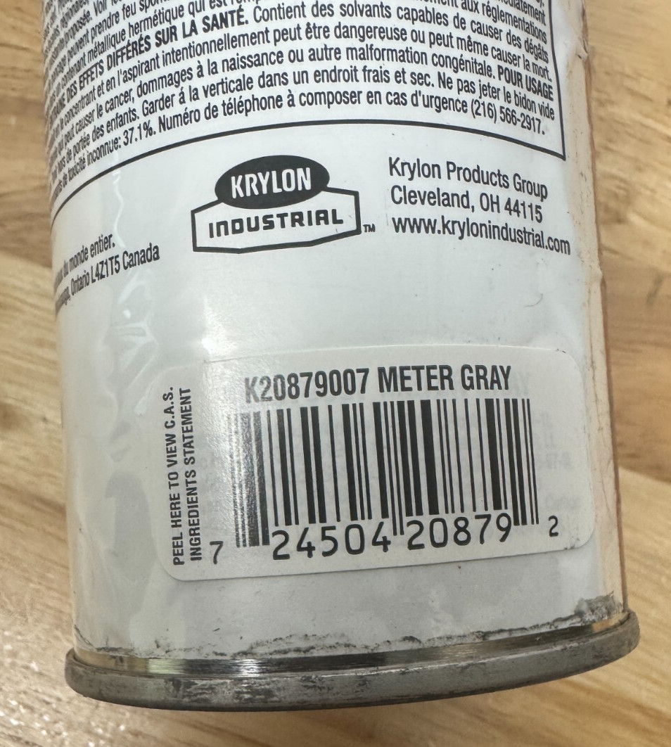 Krylon Rust Tough (6Pack) – Preventative – Primer Spray Paint, Meter Gray 15 oz.