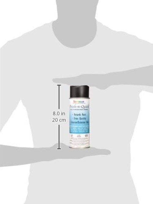 UV Resistant 16oz Multi-Purpose Flat Black Spray Paint for Furniture Makeovers