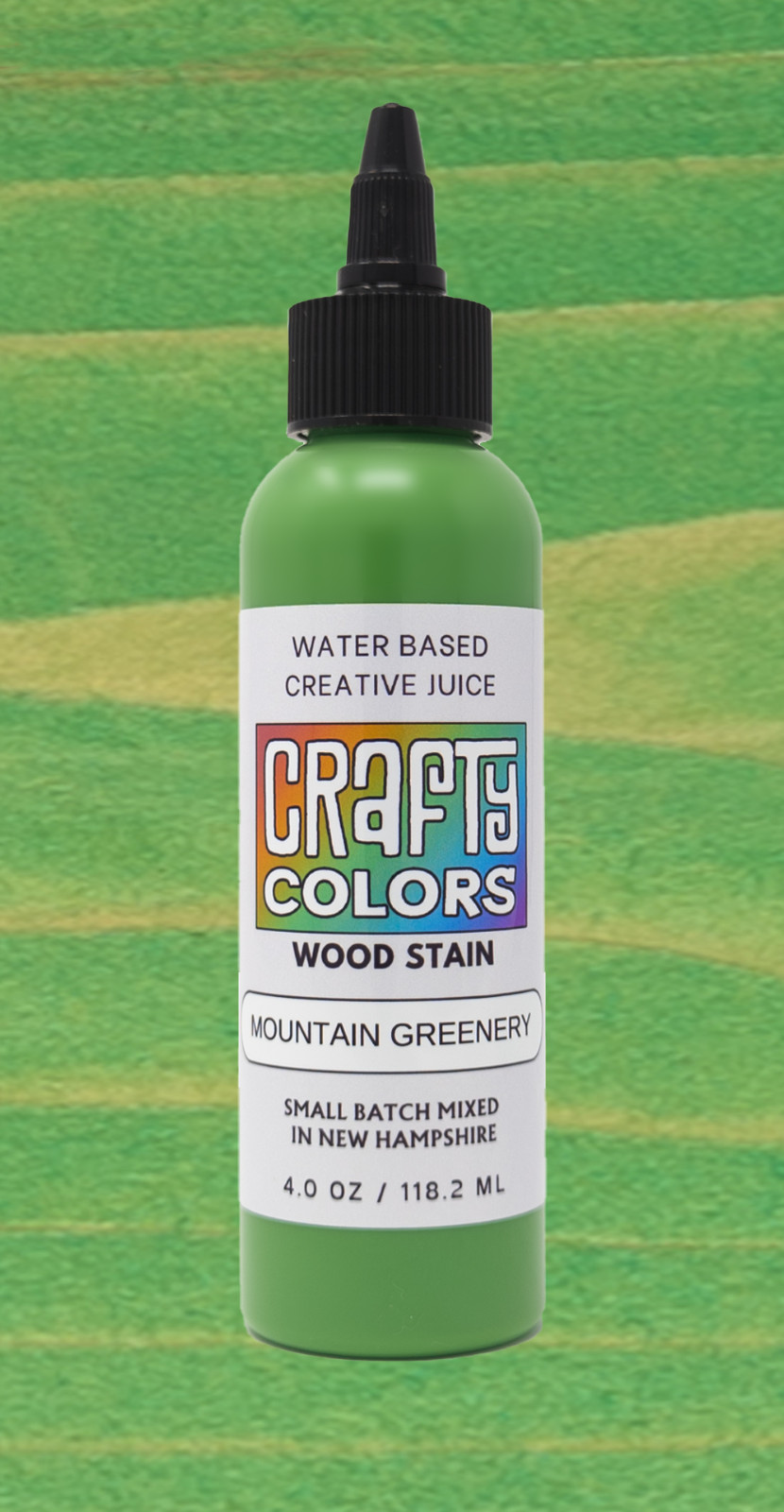 Forest Green Wood Stain – Crafty Colors Vibrant Water Based Wood Stains