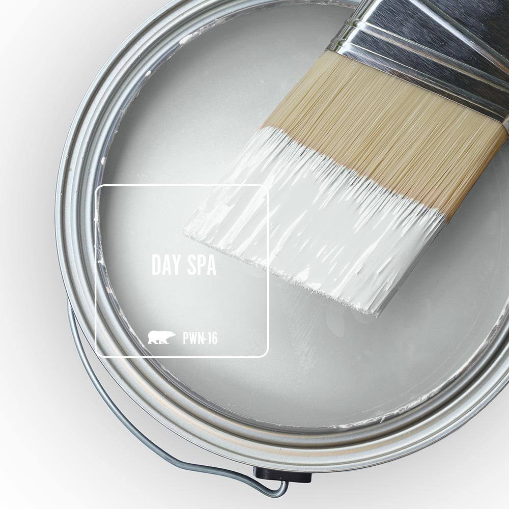 5 Gal. #PWN-16 Day Spa Eggshell Enamel Low Odor Interior Paint & Primer