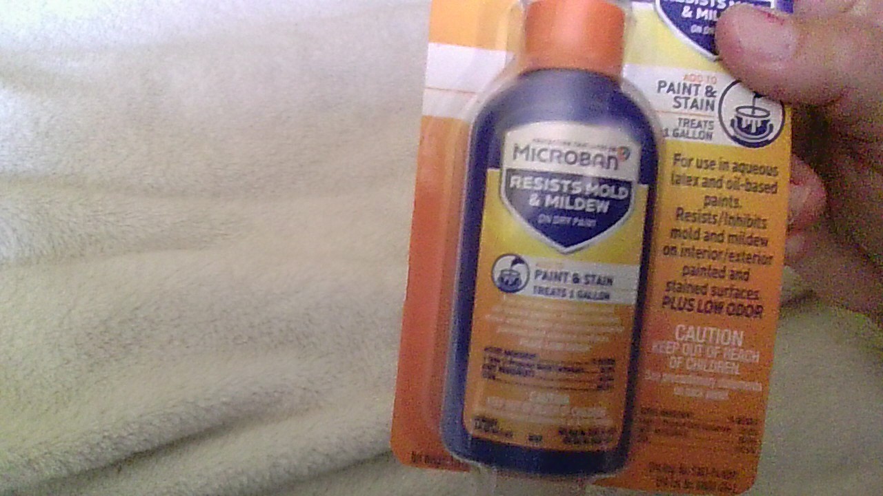 Microban Paint Additive NEW IN SEALED PKG Resists Mold/Mildew when dry 1.5oz