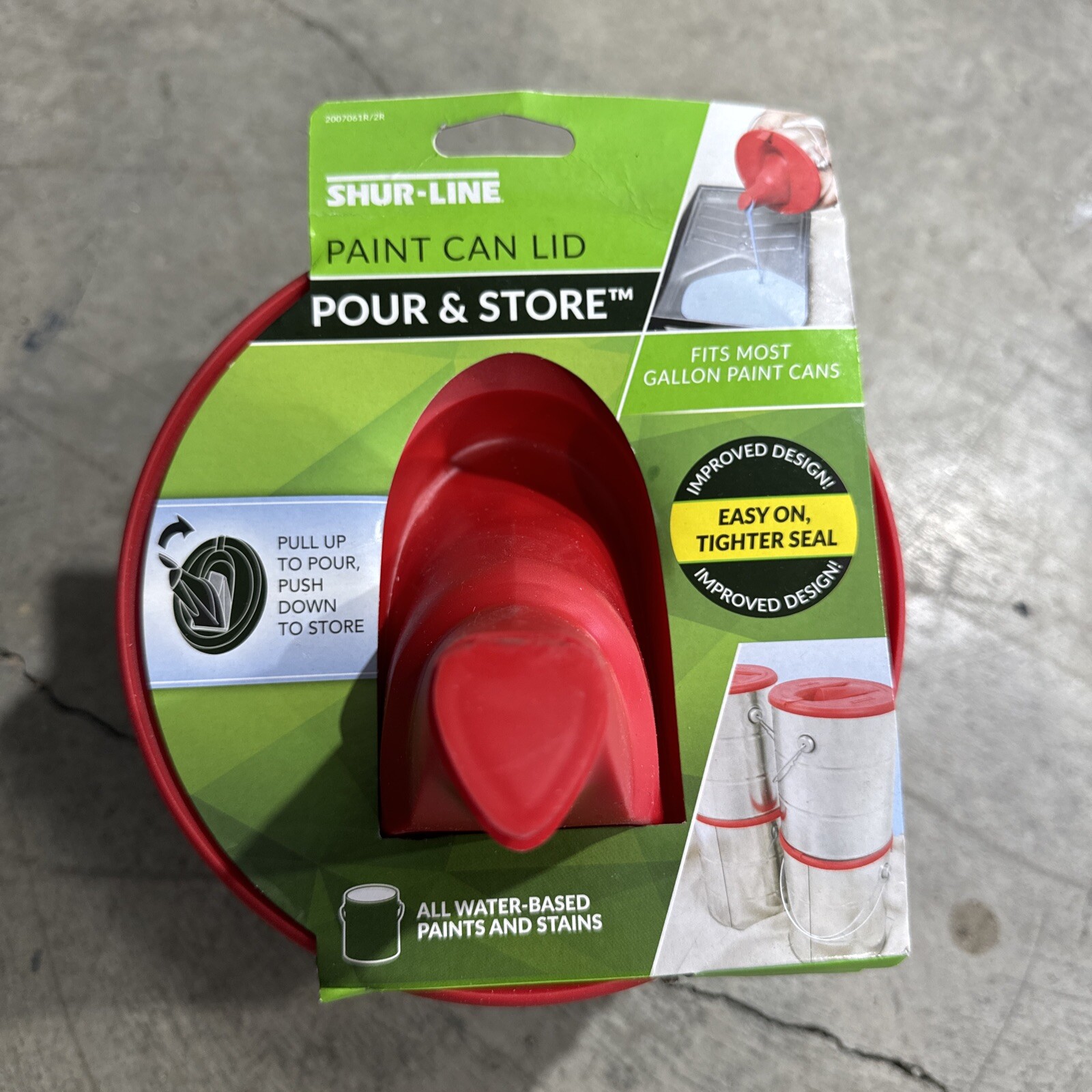 ShurLine 2000576 Quart Store and Pour Paint Can Lid Sold as 9 Pack