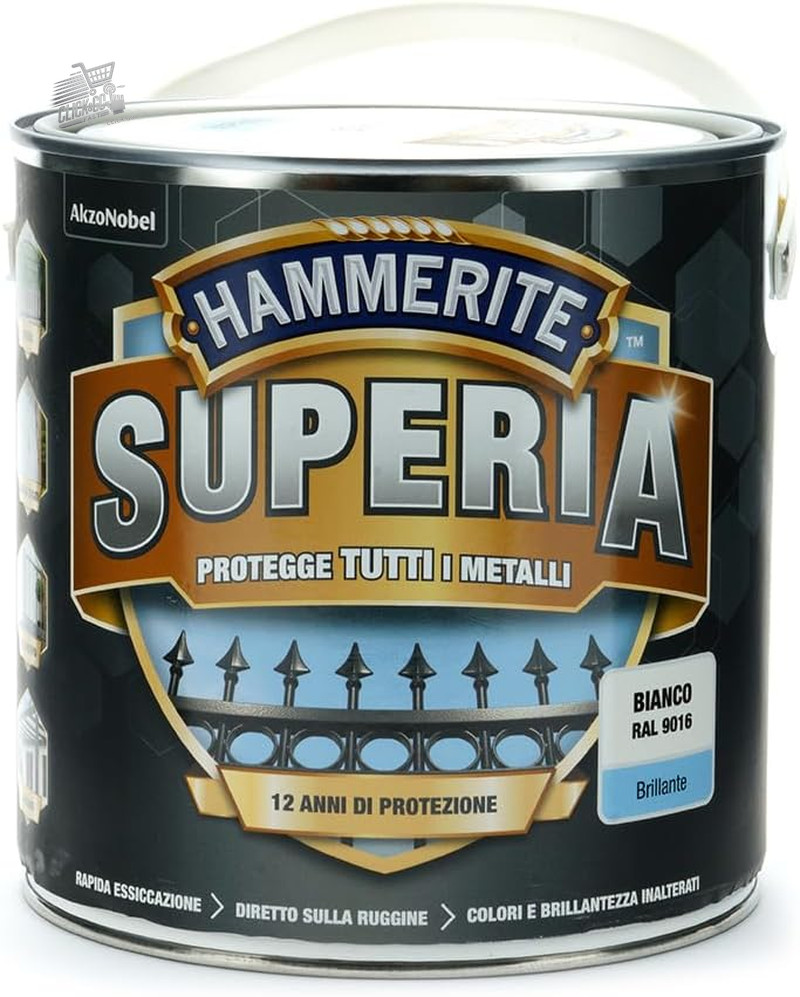 Glossy White White Metal Enamel Indoor Outdoor 2.5L Superior