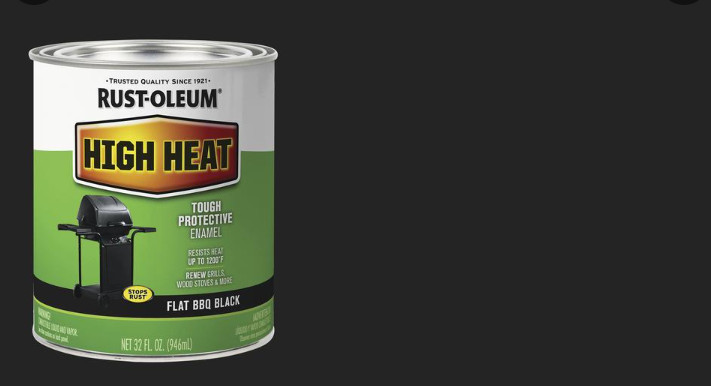 Rust-Oleum® BBQ Black High-Heat Paint – 1 qt.