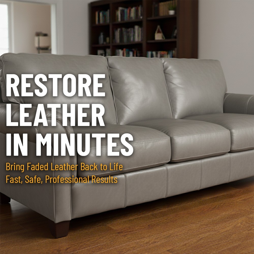 LIGHT GREY ALL IN ONE Leather Colourant Recolour Dye Paint Shoe Sofa Bag Jacket