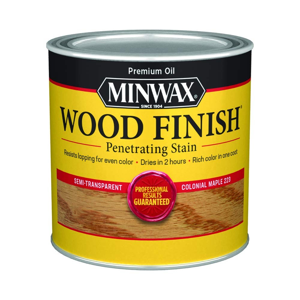 Minwax Wood Finish Colonial Maple 8 Fl Oz Quick Drying Oil Based Wood Stain