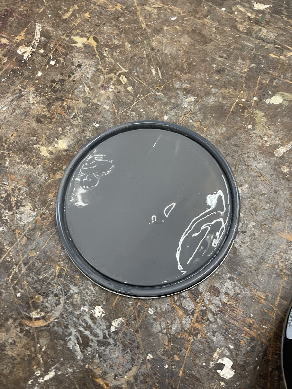 1 Gallon Sherwin Williams Duration Exterior FlatPaint / Custom Dark Gray