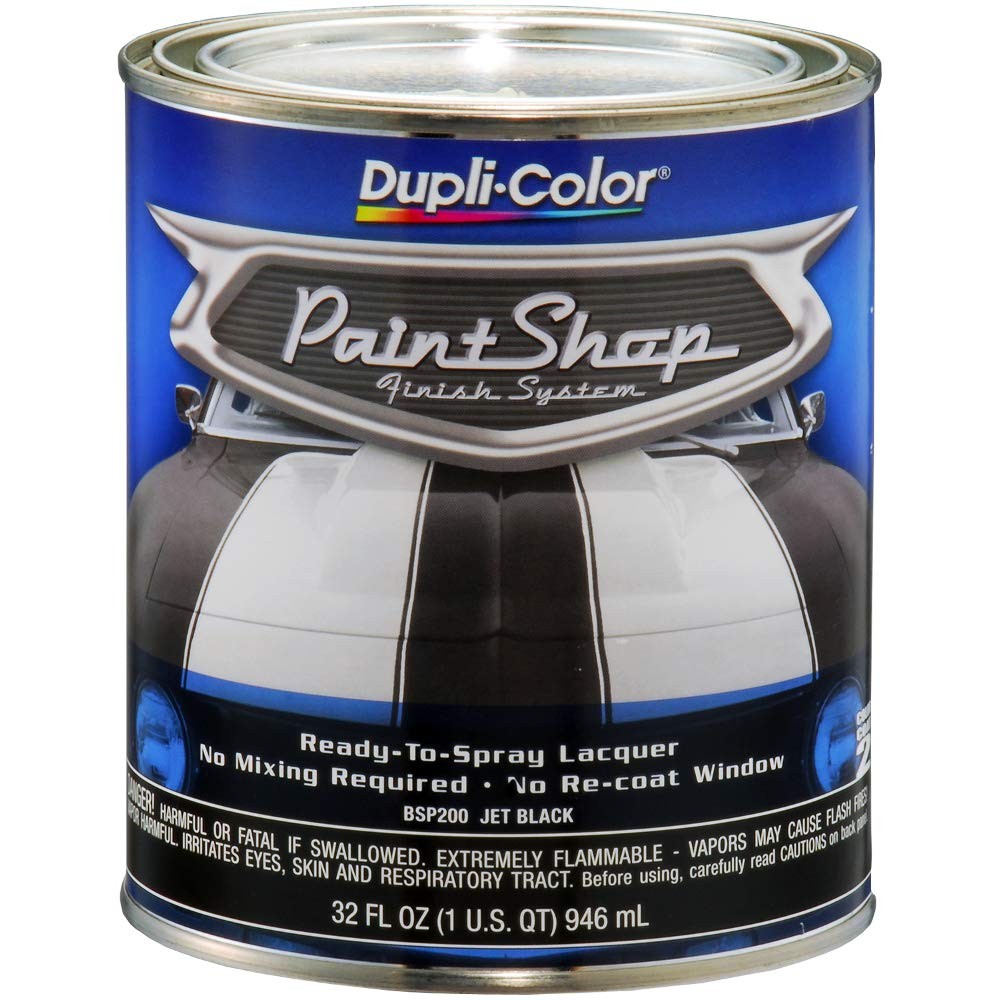 Jet Black Paint Shop Finish System 32 oz. Durable, HighQuality Coating