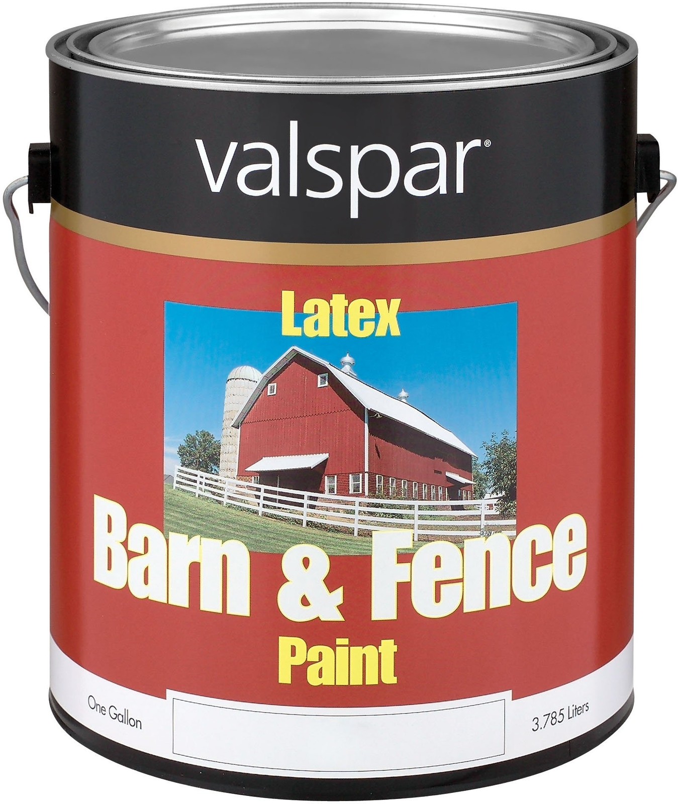 1 Gallon Red Exterior Barn & Fence Latex Paint 18-3121-10 GL