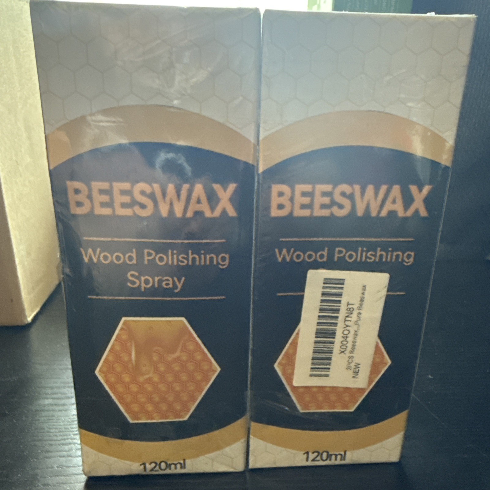 Effortless Beeswax Spray Polish – 120ml for a Glossy Finish on Wood Surfaces