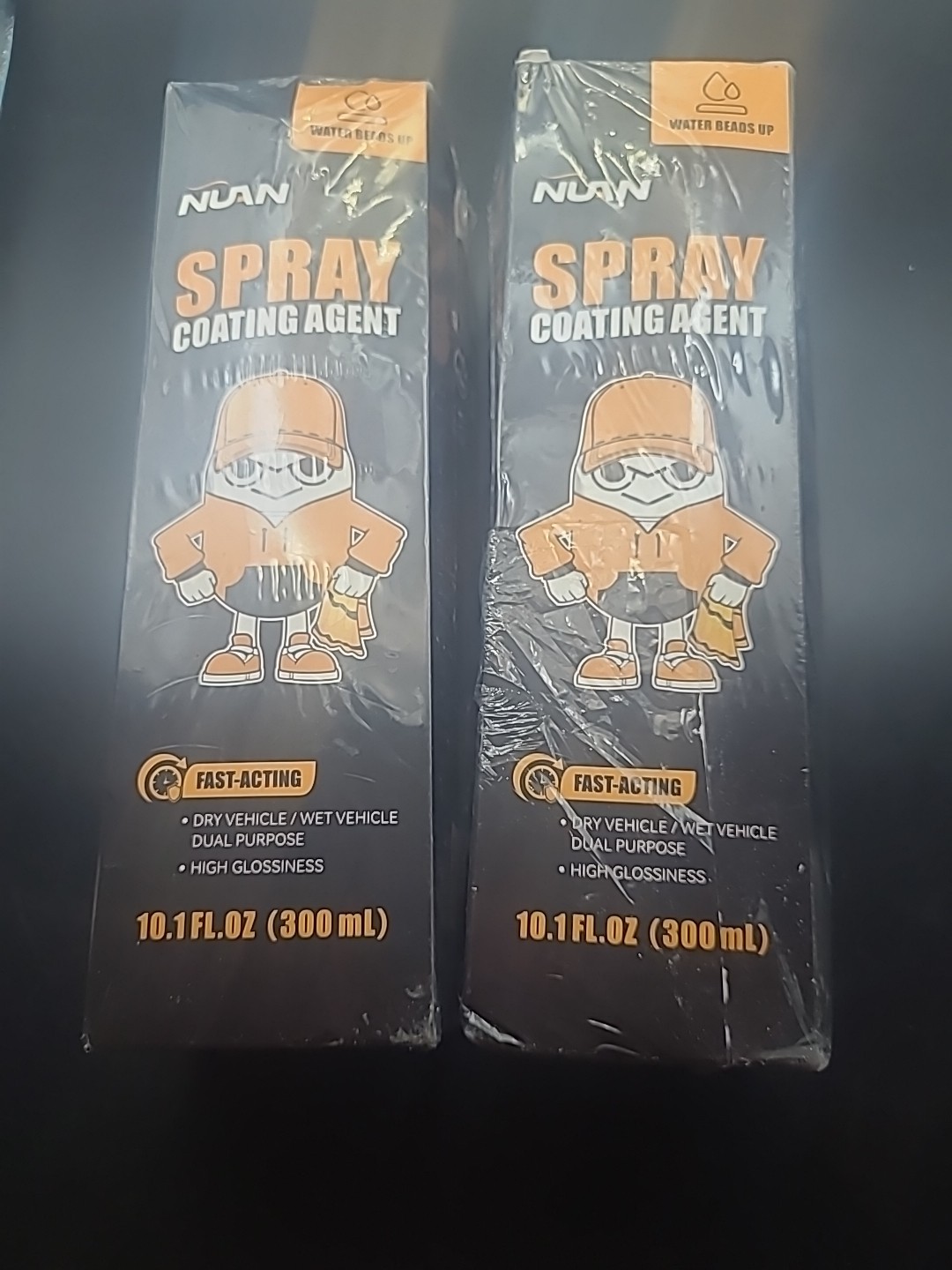 2 X Nuan Spray Coating Agent Car Protection Quick Car Wax Polish 10.1 Fl. Oz. Ea