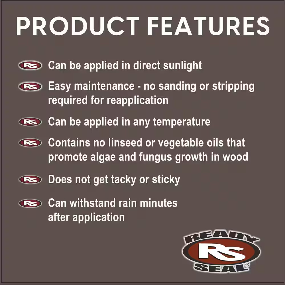 5 Gal. Dark Walnut/Flat Semi-Transparent Wood Deck Stain and Sealer