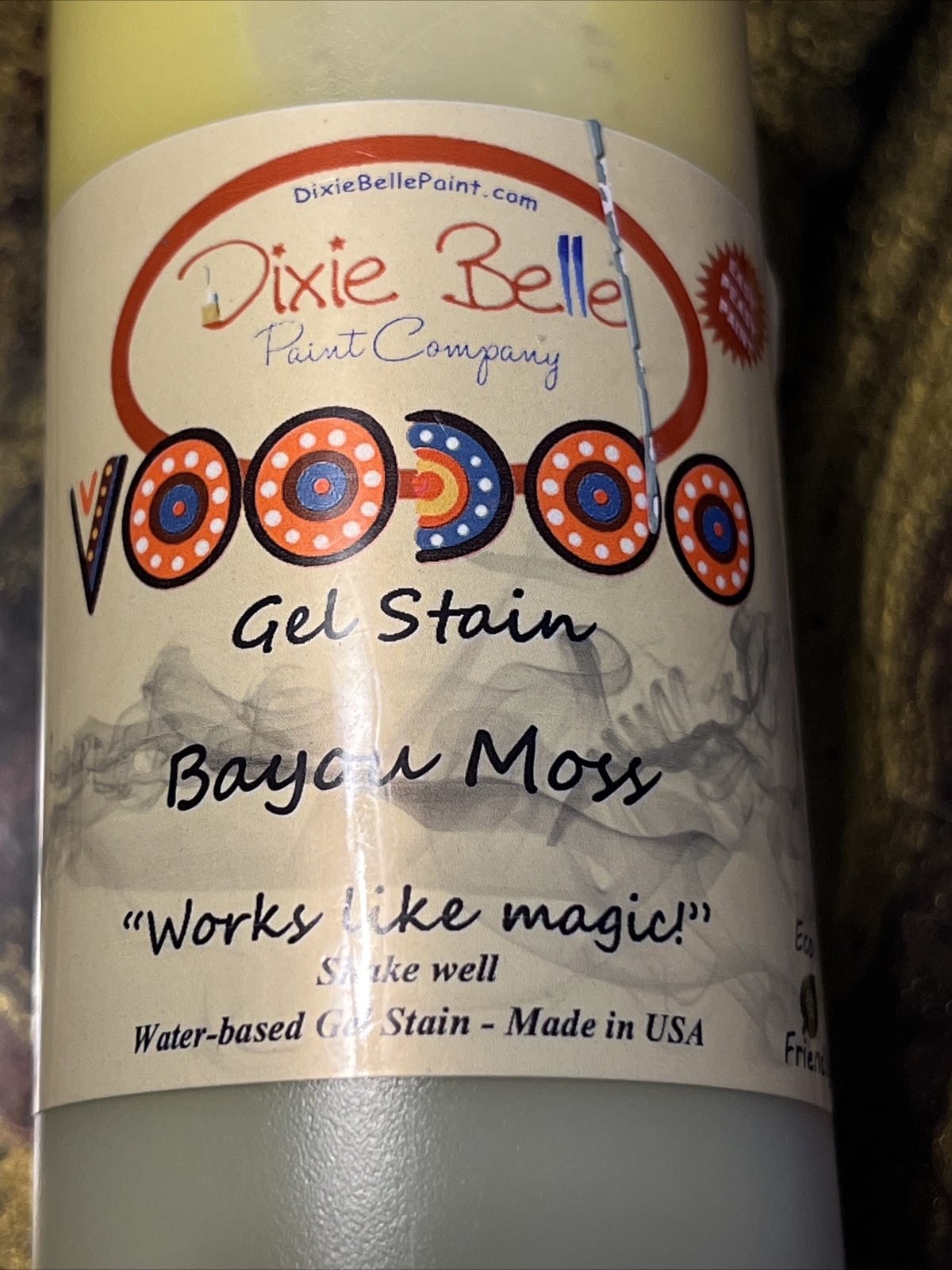 New Dixie Belle Paint Co VooDoo Bayou Moss Gel Stain Water-Based Translucent