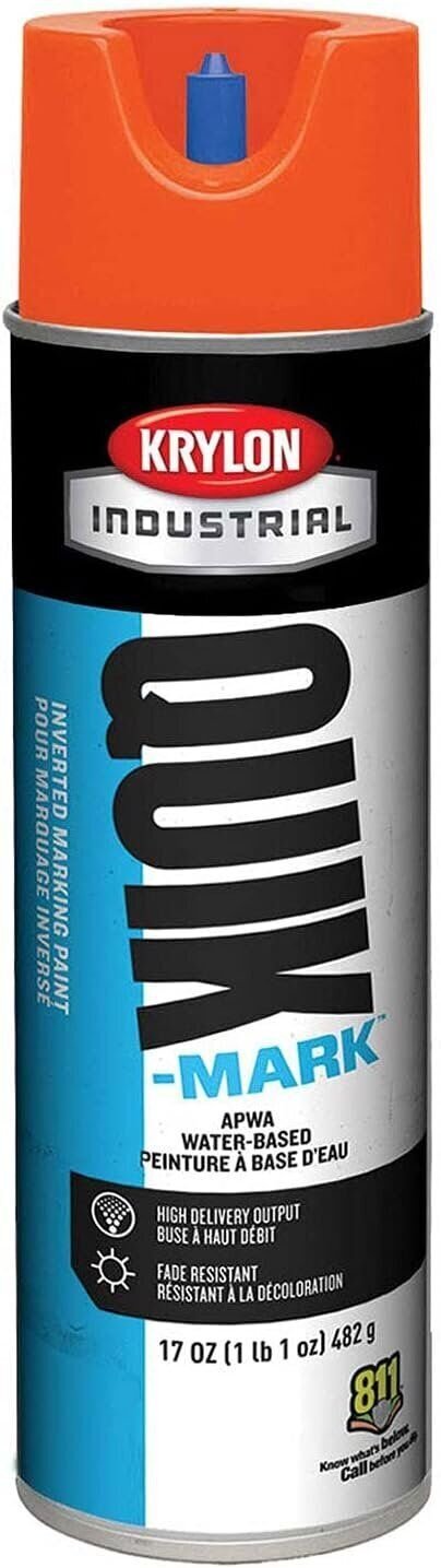 WaterBased Inverted APWA Marking Paint APWA Orange