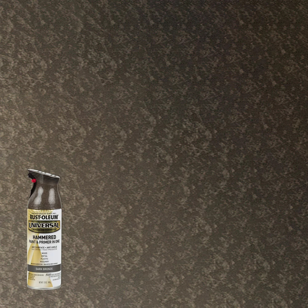All Surface Interior/Exterior Hammered Dark Bronze Spray Paint Rust Protection