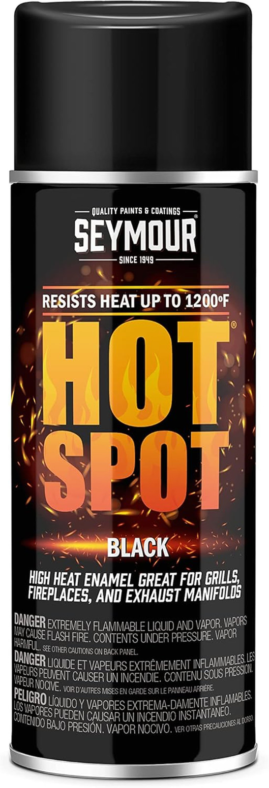 16-1203 Hot Spot High Temperature Paints, Black