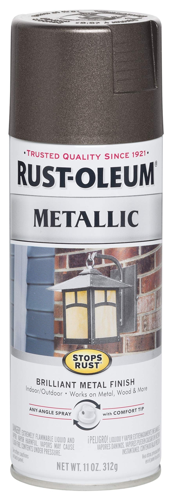 Rust-Oleum Stops Rust Dark Bronze Metallic Spray Paint 11 oz