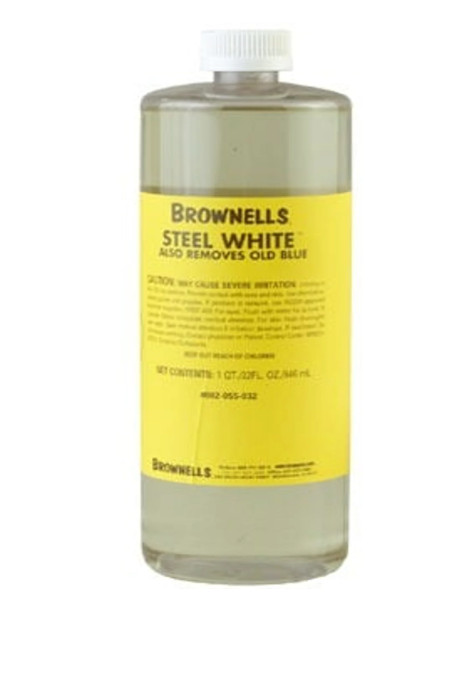 Brownells Steel White Rust & Blue Remover, 1 Quart (32oz)