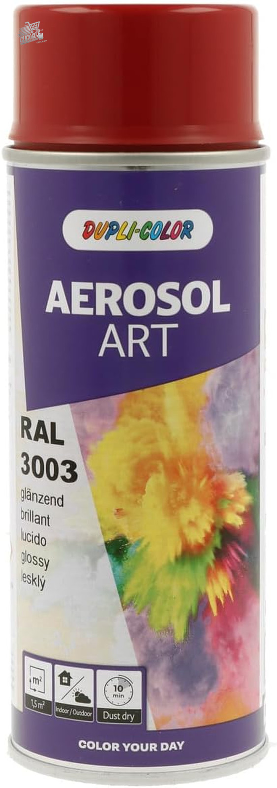 Acrylic Spray Paint DUPLI-COLOR Spray Art Red Ruby Polished 3003 400ml