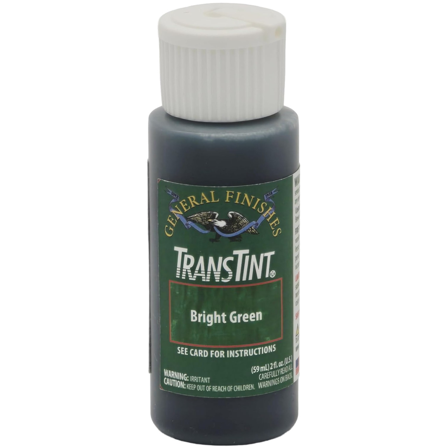 Professional Bright Green Wood Dye – 2 oz Bottle