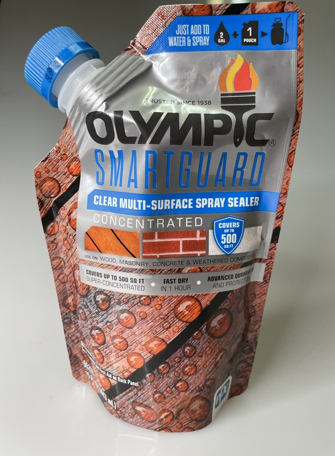 Olympic SmartGuard Clear Water-Based Acrylic Transparent Waterproofer