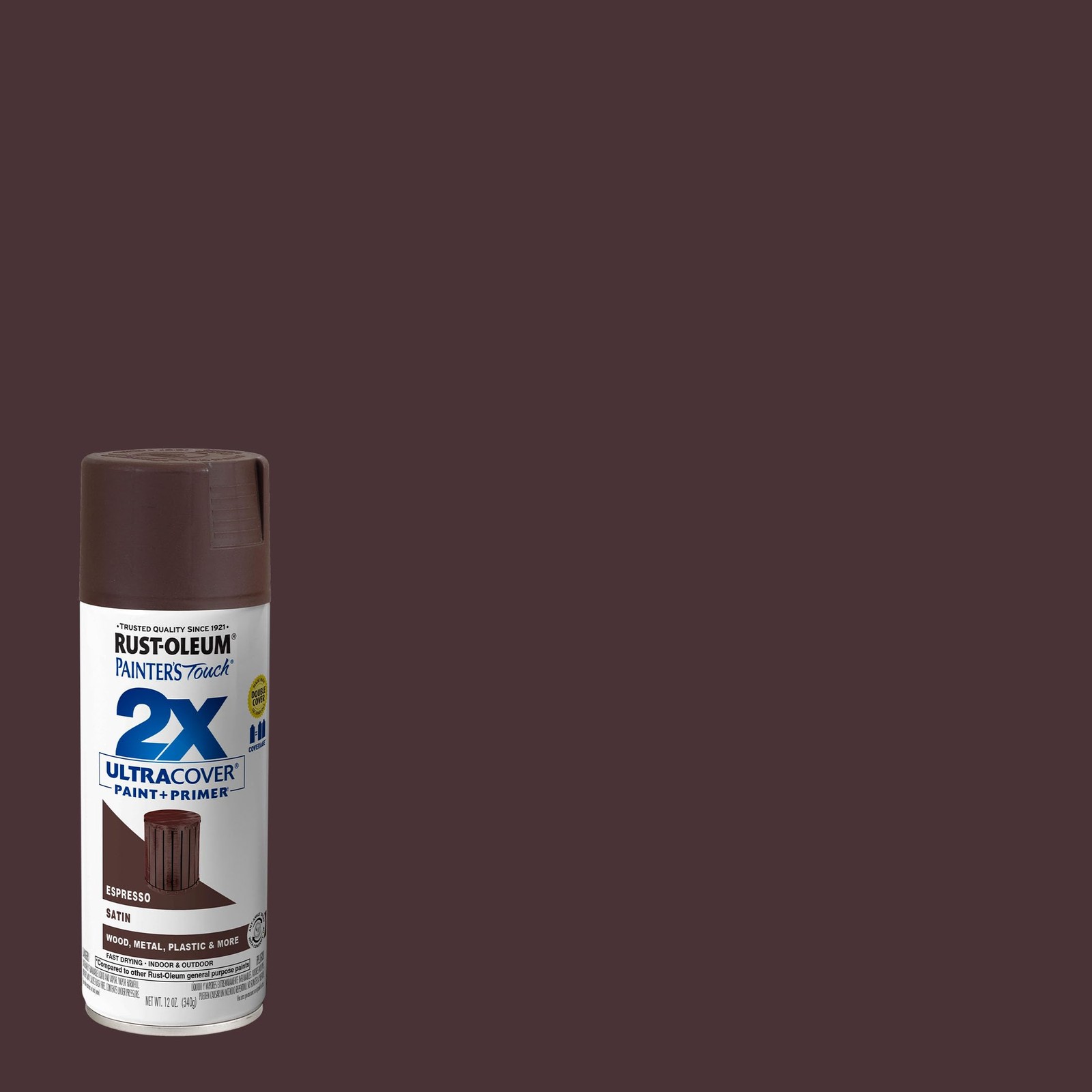 Satin Espresso Paint 12 Ounce Pack Of 6 Home Improvement Interior Exterior Use