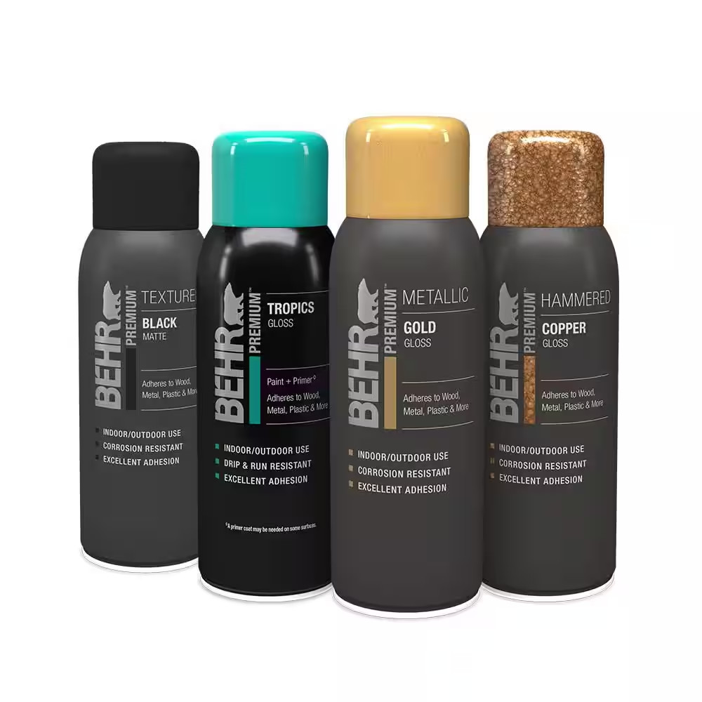 12 Oz. Soft Charcoal Matte Interior/Exterior Suede Spray Paint and Primer
