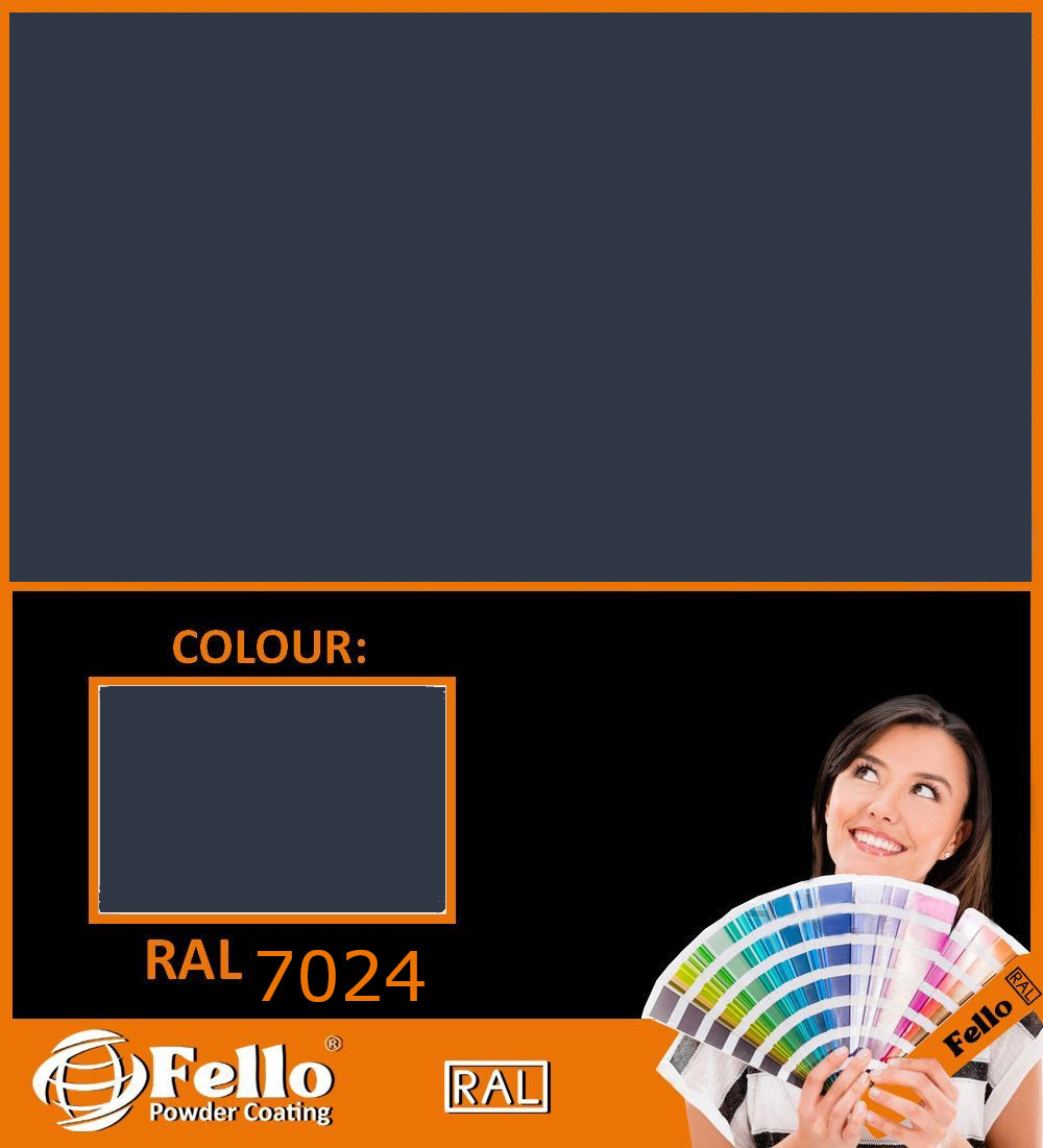 FELLO powder coating – RAL 7024 matte graphite grey 5KG