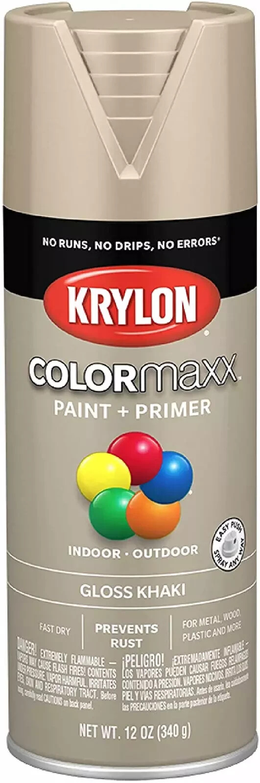 K05532007 Colormaxx Spray Paint and Primer for Indoor/Outdoor Use, Gloss