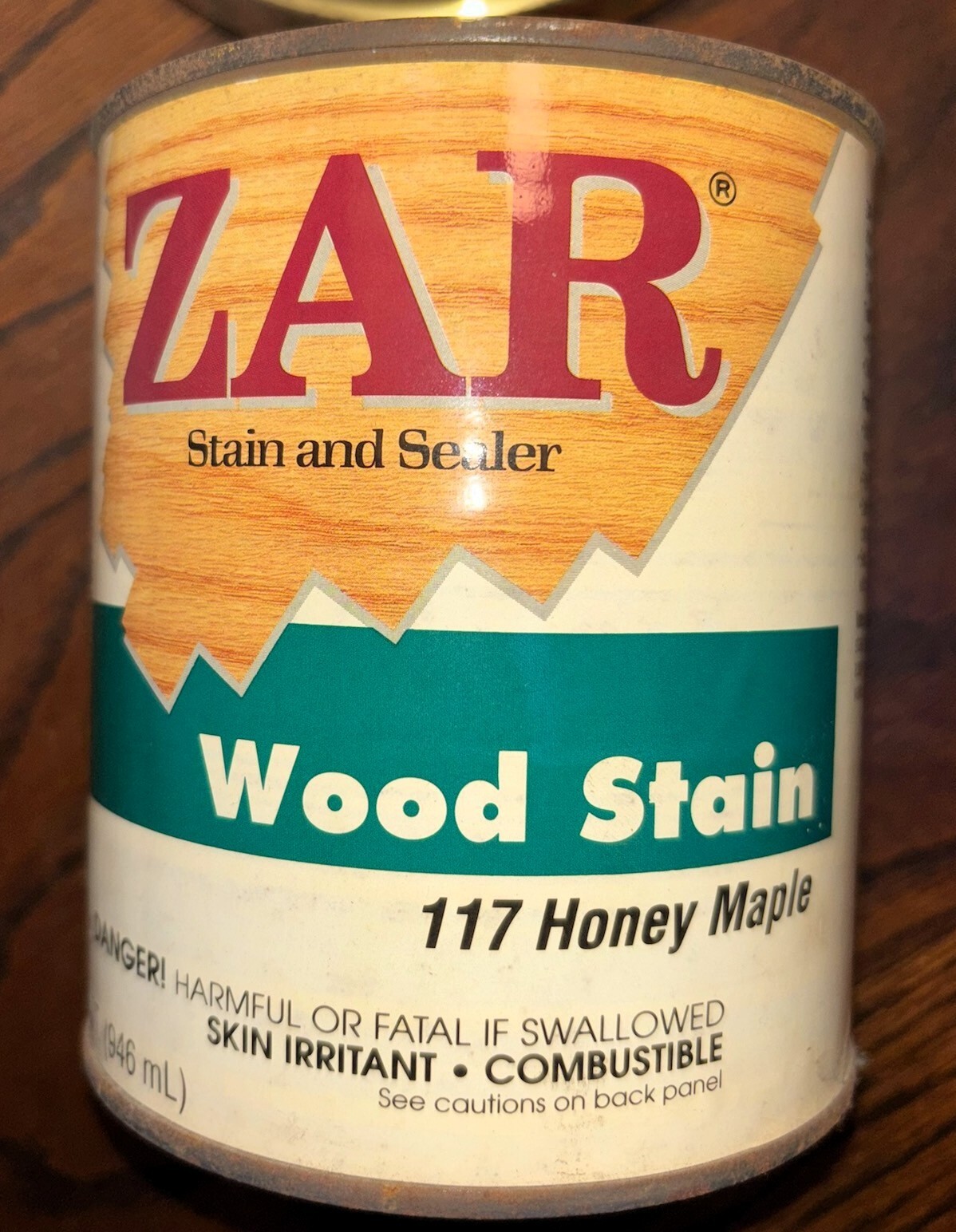 Zar Interior Stain, 117 HONEY MAPLE, Quart