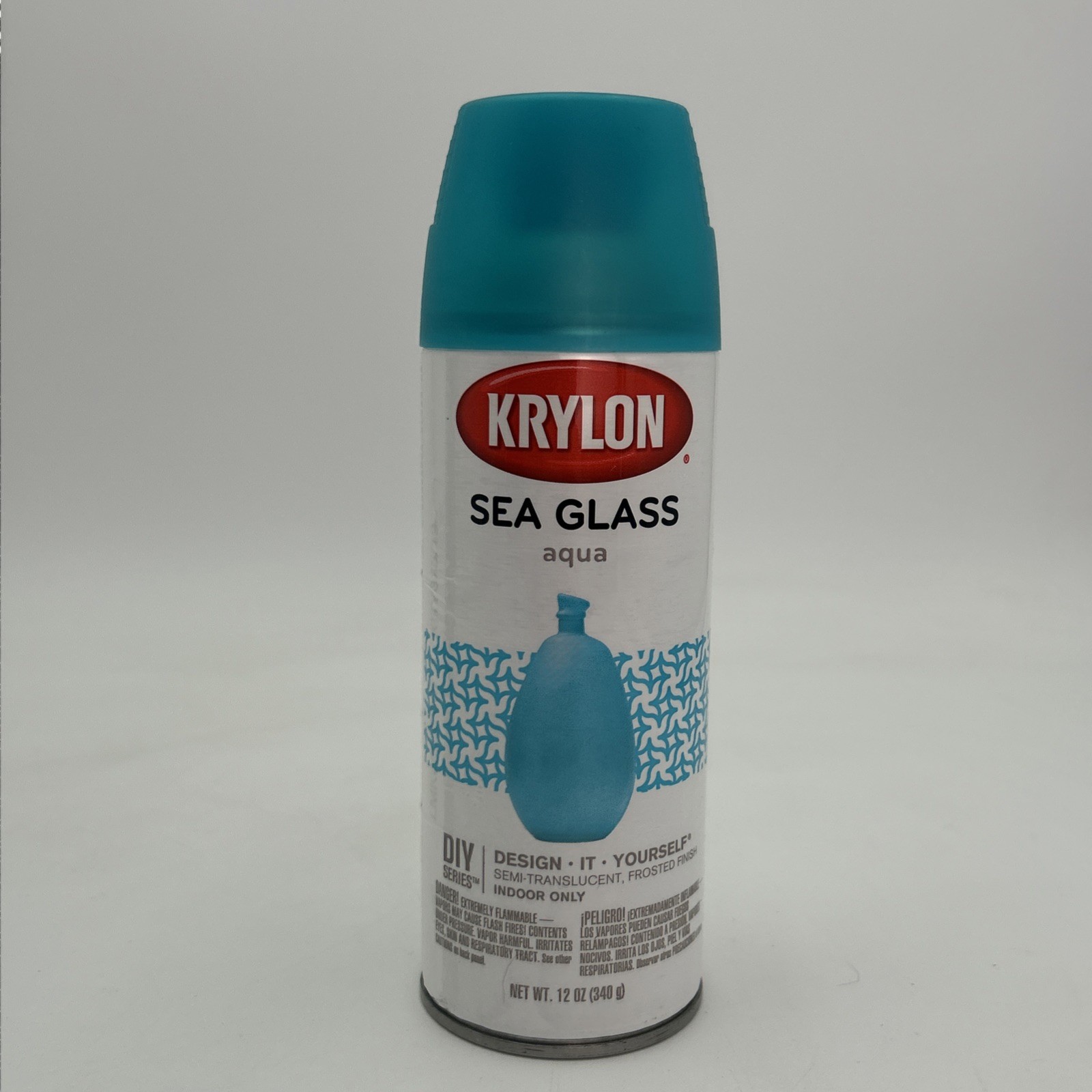 Krylon Sea Glass Spray Paint, Aqua, K09057007 New 12 Ounce Can DISCONTINUED