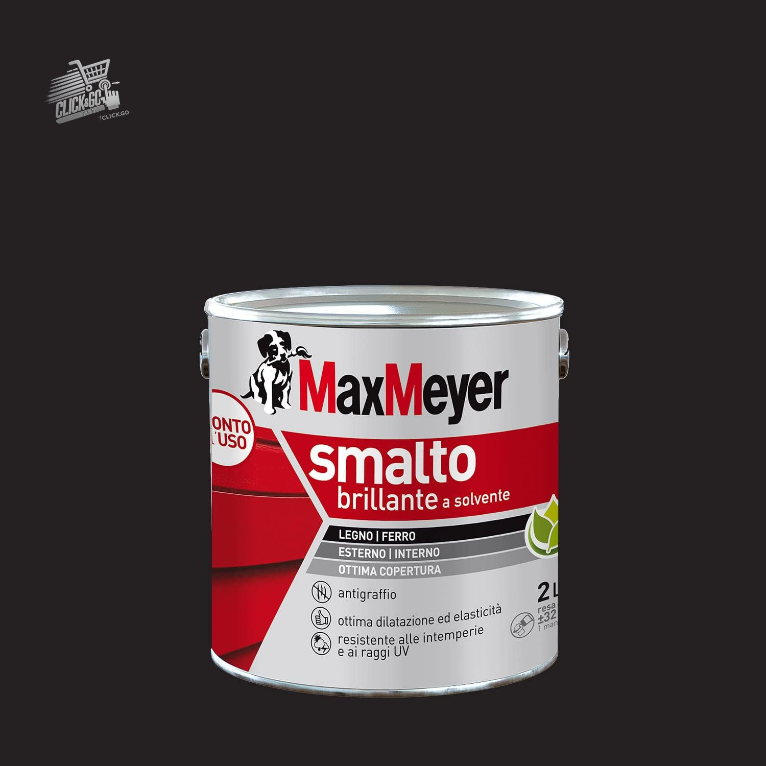 Iron Enamel Wood Polished Solvent Black 9005 2Lt