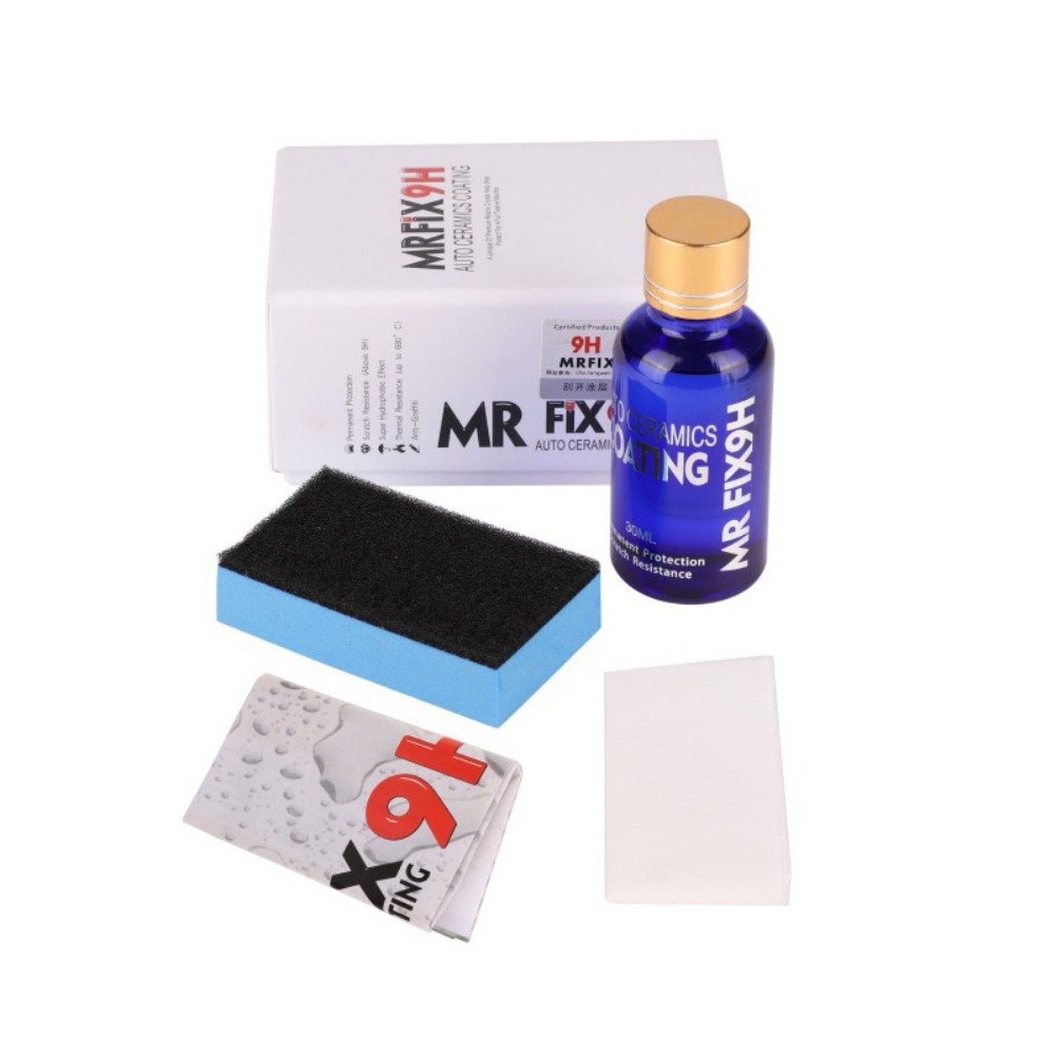 Malcm High Gloss Ceramic Car Coating Kit, Anti-scratch Car Polish Exterior Ca…