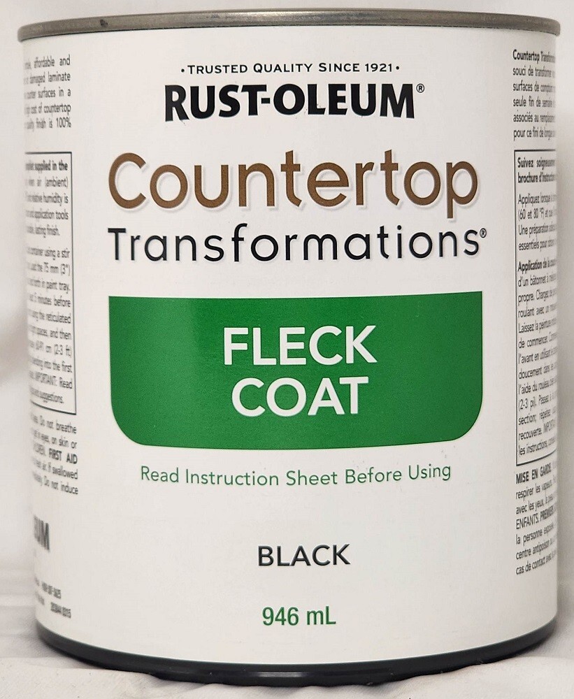 Rust-Oleum Countertop Transformations Fleck Coat – Black – 1 Quart