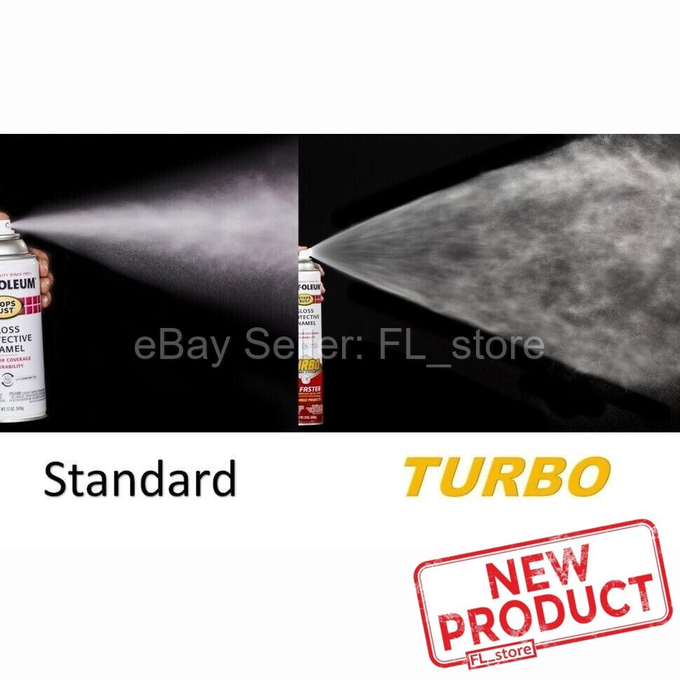 Rust Oleum Stops Rust 24 Oz Turbo Spray System Gloss General Purpose White NEW