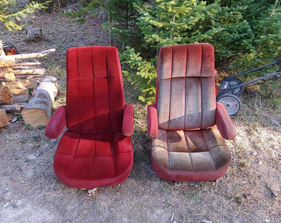 Red Spray Paint Carpet Fabric Leather Pliable Vinyl Plastic Silicone Coating 2PK