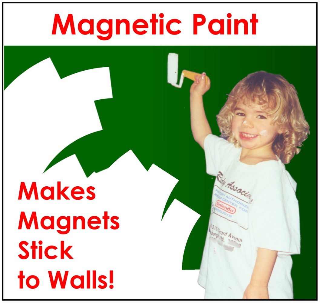 Gallon Size Magnetic Paint Additive – includes Quick & Free US Priority shipping