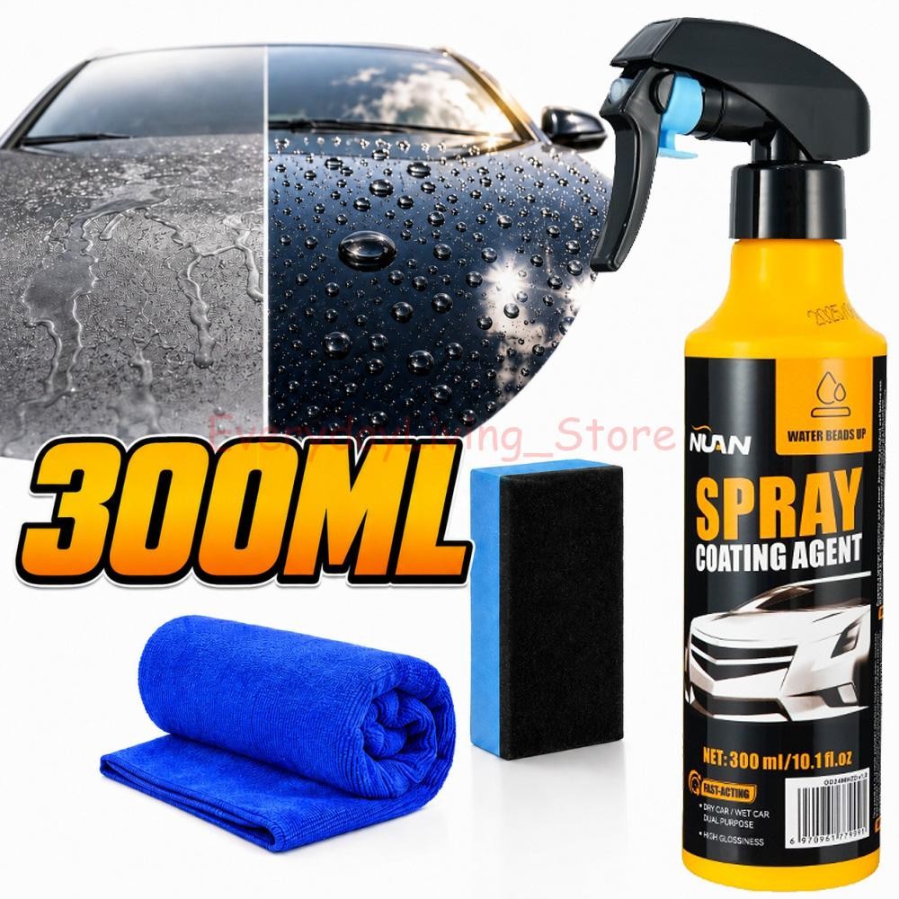300ML Set Nuan Car Coating Spray |Protection Quick Car Wax Polish Fast Shipping