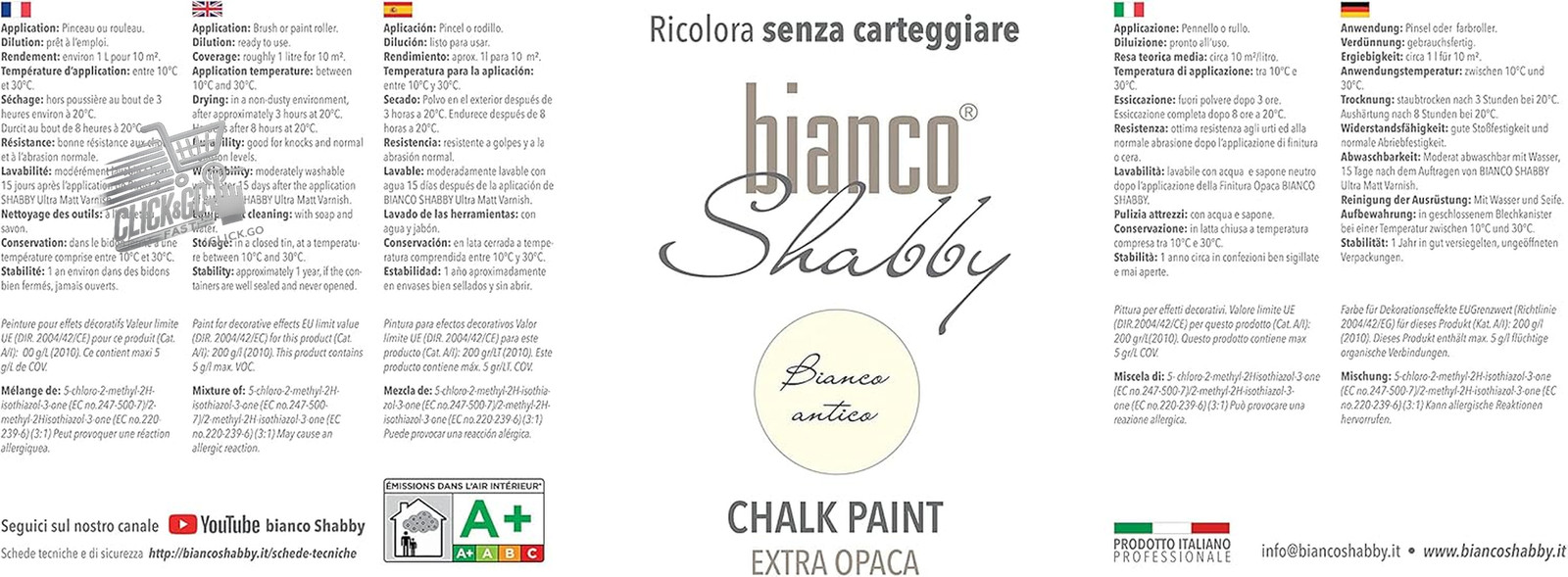 Shabby Chic Blackboard Chalk Paint Matte Furniture Wood Wall 500ml