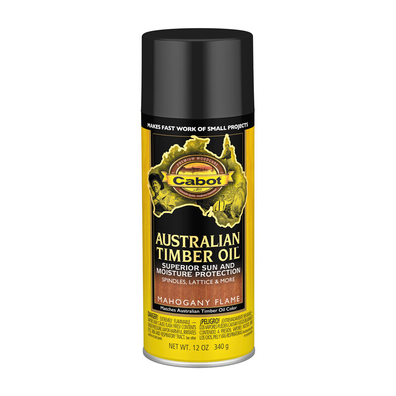 Cabot 140.0003459.076 Smooth Australian Timber Oil Spray 120 oz. (Pack of 6)