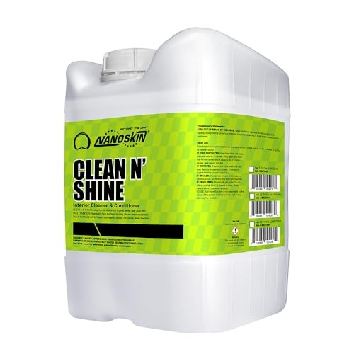 CLEAN N’ SHINE Interior Cleaner, Conditioner & 640 Fl Oz (Pack of 1) Lemon