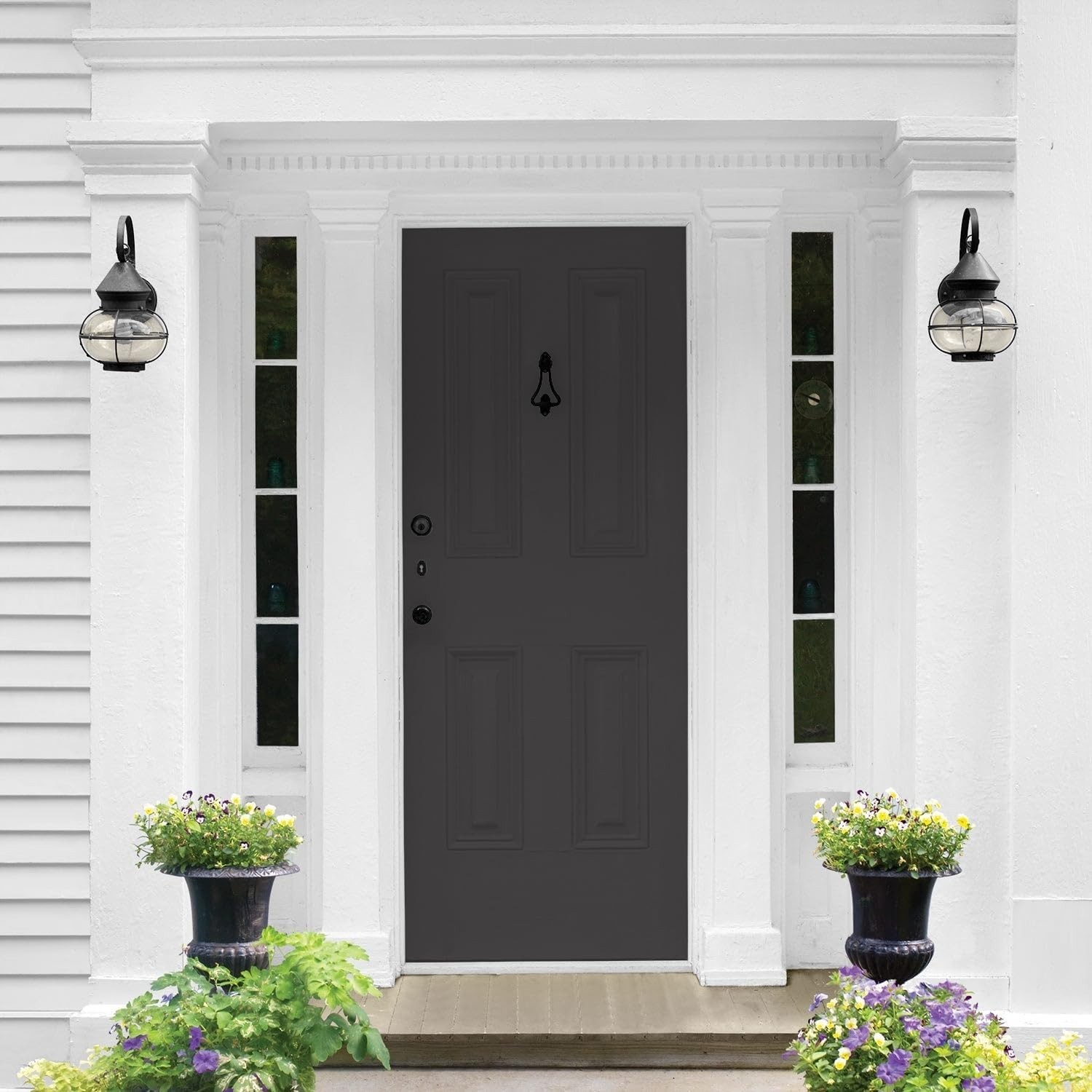 Exterior Paint & Primer, Black Magic, Semi-Gloss – 1 Gallon