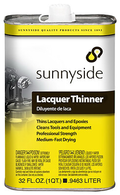 Sunnyside 45732 Lacquer Thinner, 1-Qt. – Quantity 12