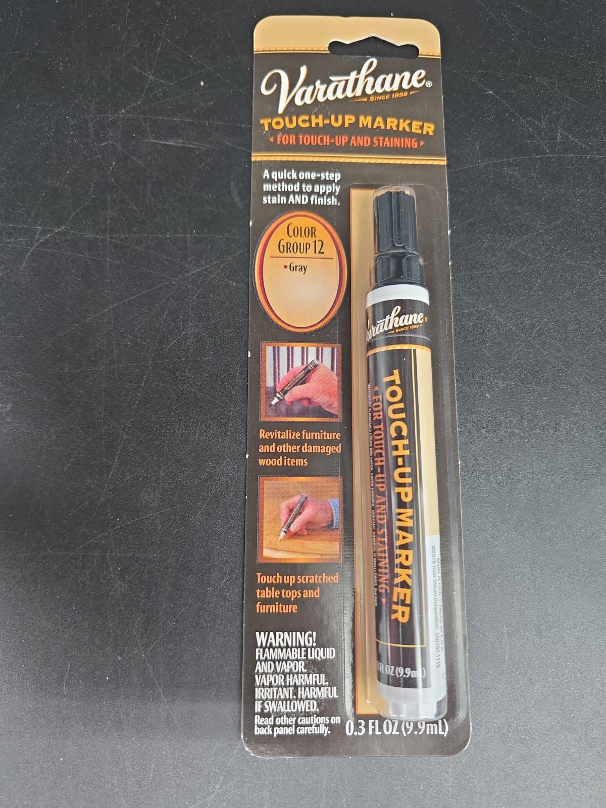 Varathane Wood Stain Touch-Up Marker For Grey Gray Rustoleum