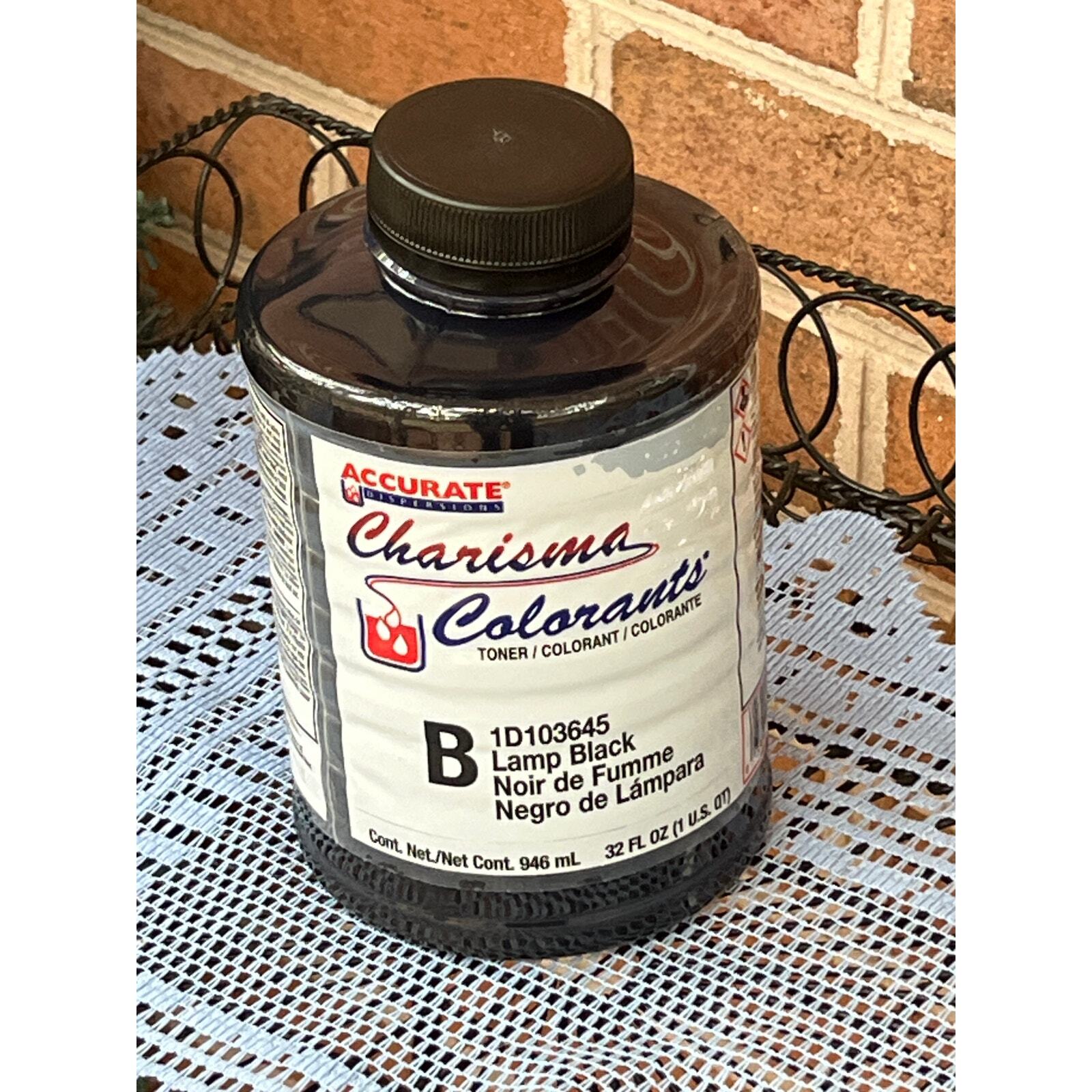 Charisma Colorants Lamp Black Toner Accurate Dispersions Quart Tint New