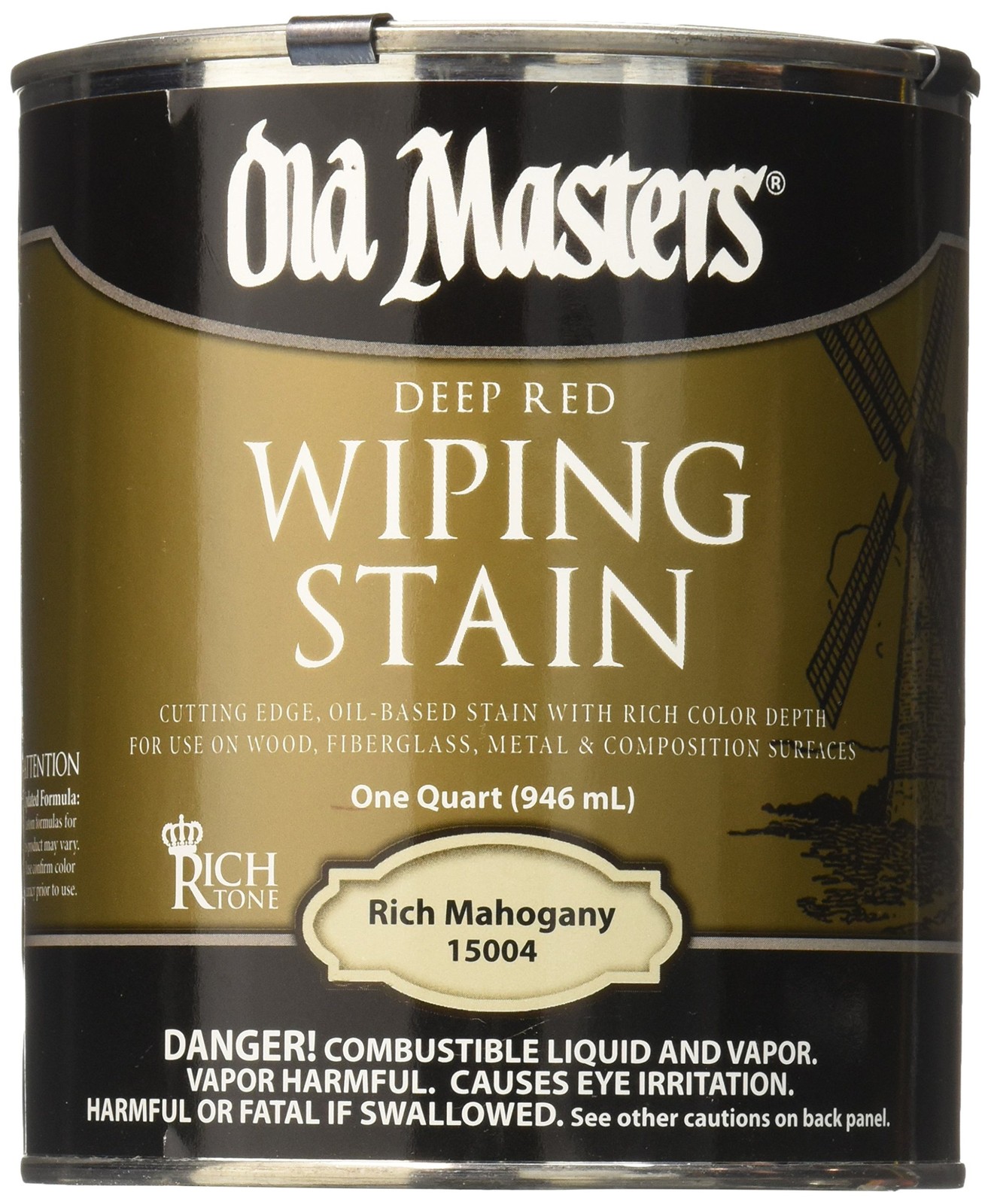 Rich Mahogany 15004 WIP Stain, 1 Quart