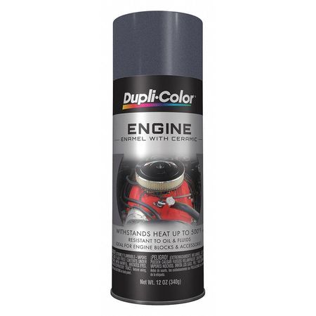 Dupli-Color Ede165107 16 Oz. Gloss Cast Iron Gray Engine Enamel