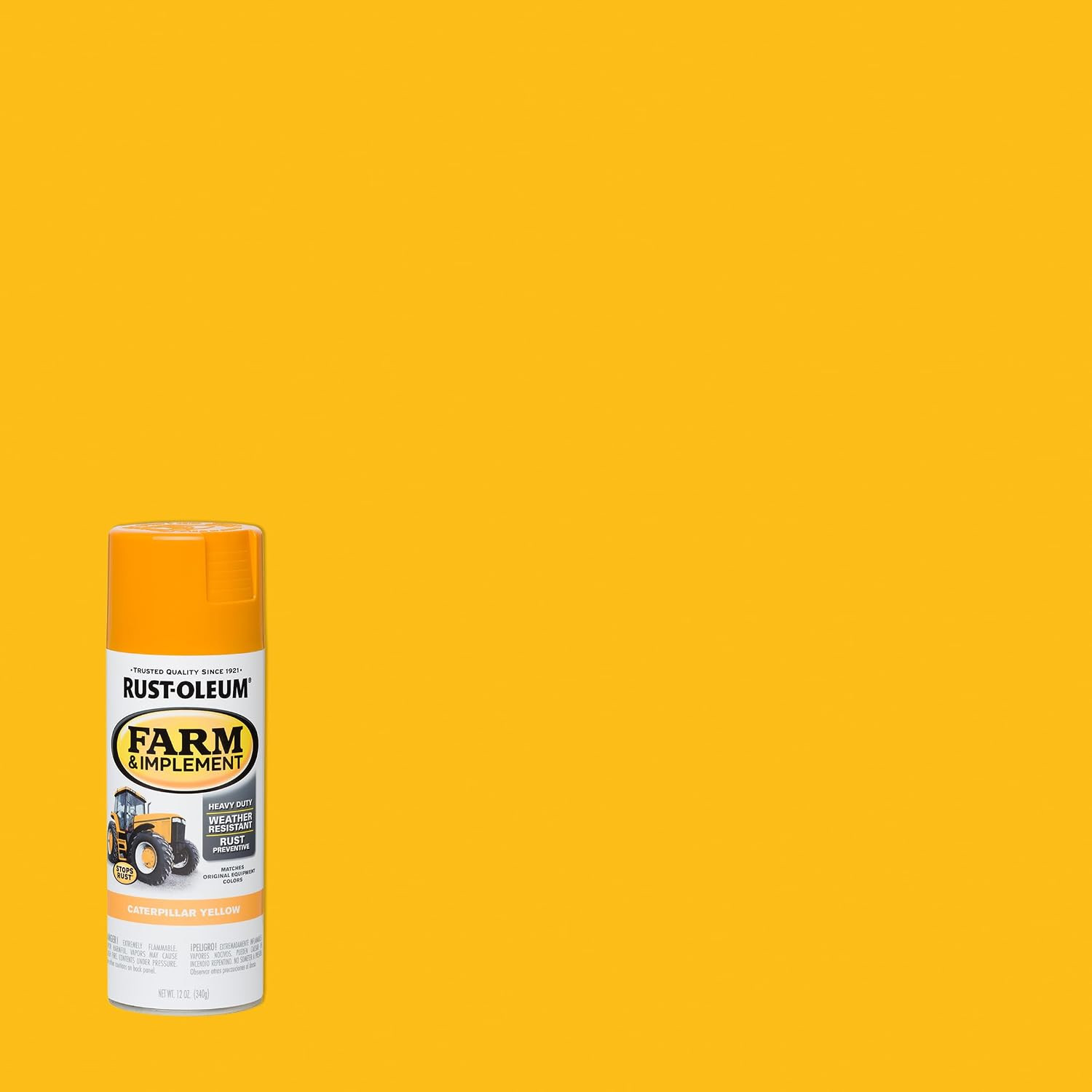 Farm & Implement Gloss Caterpillar Yellow Spray Paint