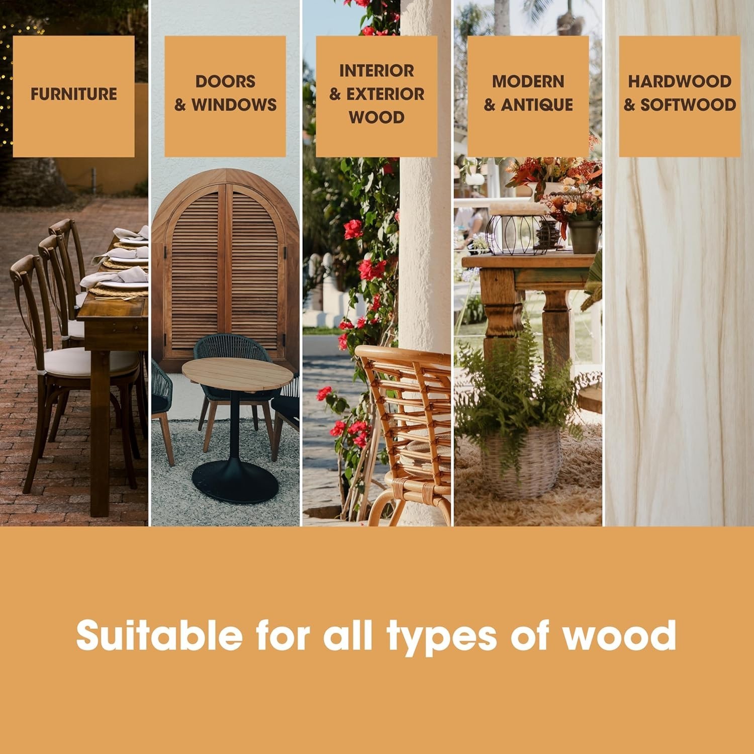 Wood Stain | Water Based | Fast Drying, Low Odor, & Non-Toxic | Multiple Fini…
