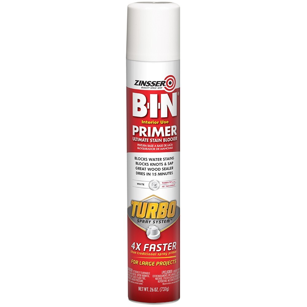 Zinsser 356880 B-I-N Primer Turbo Spray System 26oz White